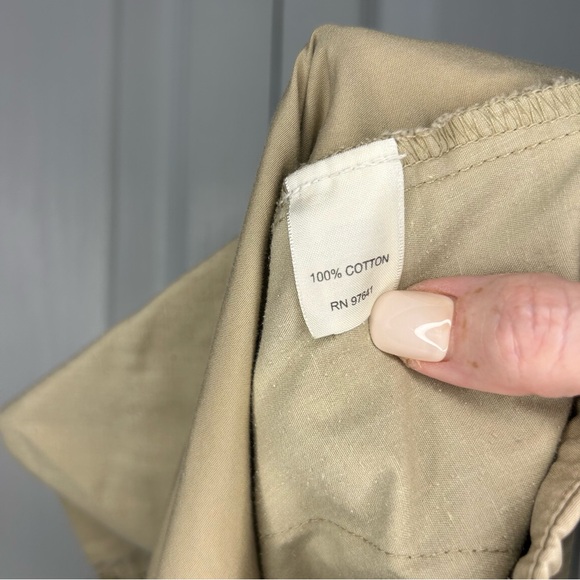 J jill women’s khaki Capri cargo style pants size 16 - Picture 8 of 9
